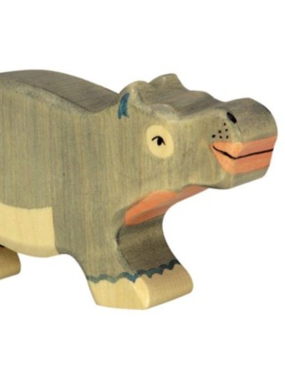 NWT Holztiger Toys Wood Hippopotamus Calf